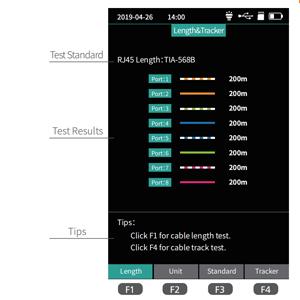 1310/1550nm SM Δοκιμαστική εμβέλεια 5m-60Km Mini OTDR 9 σε 1 Δοκιμαστής με προσαρμογέα APC UPC SC/FC/ST/LC 5