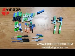 Mechanical Fast Field Installation UPC LC Fiber Optic Connector  , Quick SC Connector