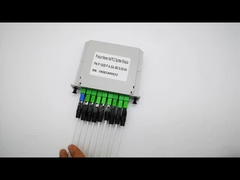 Οπτικός διαχωριστής PLC Cassette με Pigtail 1x8 PLC ισορροπημένος τύπος εισαγωγής SC APC LGX κουτί διαχωρισμού