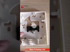 FTB86Y 2 Port SC FTTH Εξαγωγή τοίχου UL94V0 Ανθεκτικός στη φλόγα