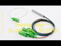 1*4 SC/APC mini PLC Splitter Block τύπου 900um FTTH PON Passive ODN LSZH 1μέτρο