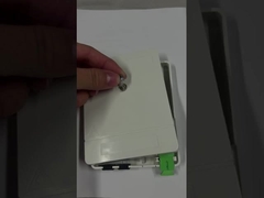 2 πυρήνες SC Fiber Optica Rosette για ίνες στον εσωτερικό τοίχο του σπιτιού τοποθετημένες με κασέτα