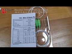 1x9 Χάλυβα σωλήνα NAP οπτική ίνα διαίρεση G657A1 FTTR PLC διαίρεση SC APC σύνδεσμος