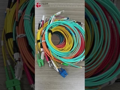 SC-SC Multimode Fiber Optic Patch Cord 50 (125)um Duplex 2.0mm με μπεζικό κλιπ