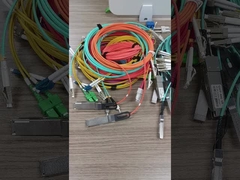 Κίτρινο 3D δοκιμασμένο 96 Fiber MTP MPO καλώδιο, οπτικά καλώδια