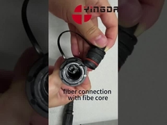 PDLC / DLC GYFJH 4 πυρήνες Fiber Optic Patch Cord LC Εξωτερική χρήση