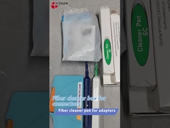 FTTH οπτική ίνα με ένα κλικ LC MU Connector 1.25mm Cleaner Cleaning Pen Type Blue CE ROHS