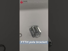 Οπτικό ίνες H-type Hook Clamp Bracket Metal Cable Drop Wire Tension Clamps