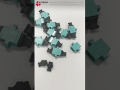 MPO Adapter OM3 MM Χαμηλή απώλεια Γρήγορος οπτικός προσαρμογός Auqa Για σύστημα αποσύνδεσης κέντρου δεδομένων