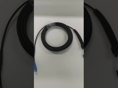 NSN Boot Duplex LC Patch Cord Μαύρο για εξωτερική λύση καλωδίων
