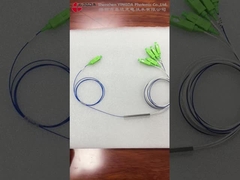 Τιμή εργοστασίου FTTH Ασυμμετρικός 1*5 Mini Type PLC Splitter SC Connector Οπτικών Ινών Τηλεπικοινωνιών Ενέργειας για