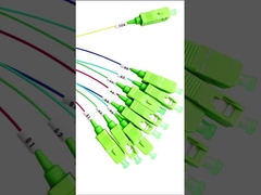 Αποτελεσματική διανομή οπτικών σημάτων Δαχτυλικά οπτικά PLC Splitter 1 * 4 Χωρίς σύνδεσμο για δίκτυα PON