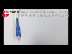 Προβολή Μονάδας διακλαδωτή PLC οπτικών ινών 1:16 1 έως 16 SC/UPC Κασέτα Κάρτα με 2.0mm Pigtail Demo