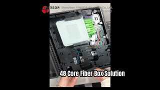 48 Core Outdoor Optic Fiber Splitter Box IP65 FTTH Λύση