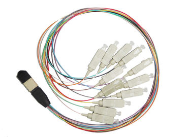 Αγορά MPO APC Αρσενικό σε FC APC Fan Out Cable Single Mode 12 Fiber for High Density Εφαρμογή ηλεκτρονική κατασκευή