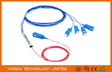 Αγορά Singlemode θραύστης LSZH G657A PLC SC/UPC σωλήνων θραυστών PLC οπτικών ινών του ISO 1x4 ηλεκτρονική κατασκευή