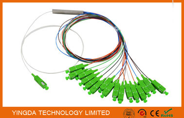 Αγορά Ευρυζωνικός συζευκτήρας θραυστών FTTH κορδέλλα 900um θραυστών PLC οπτικών ινών 1 X 16,1:16 APC Sc συνδετήρες ηλεκτρονική κατασκευή