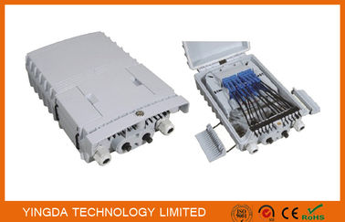 Αγορά IP65 μαύρο άσπρο κιβώτιο διανομής ινών PC Ftth κιβωτίων θραυστών οπτικών ινών ηλεκτρονική κατασκευή