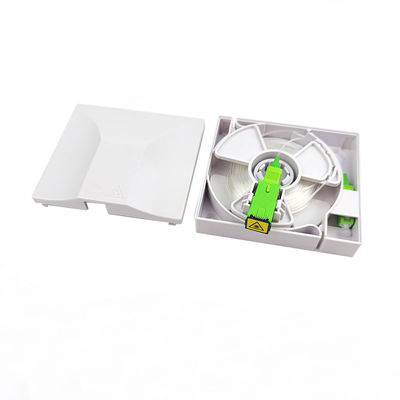 Αγορά FTTH Indoor ABS 1 Core SC Adapter Invisible Fiber Optical Rosette Box ABS Λευκό κουτί ινών ηλεκτρονική κατασκευή