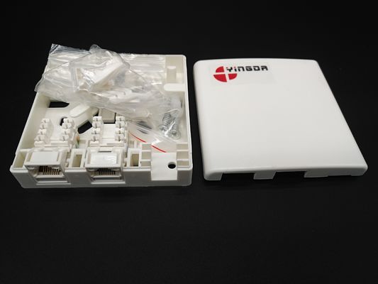 Αγορά 86Type RJ45 Network Fiber Optic Rosette για ίνες στον εσωτερικό τοίχο του σπιτιού ηλεκτρονική κατασκευή