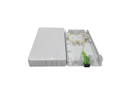 Αγορά 4 θύρα SC Fiber Optic Termination Box ABS για επίπεδα καλώδια Mid Span Wall Outlet ηλεκτρονική κατασκευή