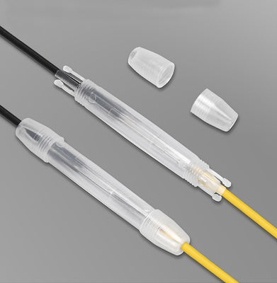 Αγορά 1 Πυρήνας Διαφανής Μίνι FTTH Καλώδιο Drop Splice Προστατευτικό Κουτί ABS PP για εσωτερική χρήση ηλεκτρονική κατασκευή