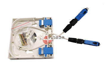 Αγορά Επιτροπή υποδοχών FTTH στον τοίχο κτηρίων που τοποθετεί με την έξοδο εξόδων μπροστινών καλωδίων βιδών ηλεκτρονική κατασκευή