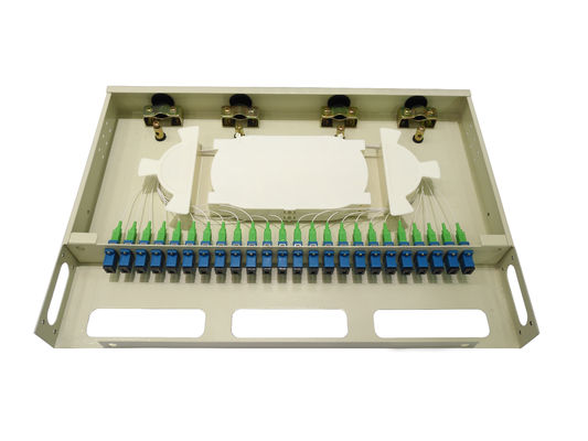 Αγορά 24 Port SC Single Mode Fiber Optic Patch Panel για δίκτυο TTH FTTX FTTB ODN PON ηλεκτρονική κατασκευή