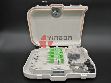 Αγορά 1*8 πλαστικό FTTH κιβώτιο λήξης διανομής θραυστών οπτικών ινών καλωδίων πτώσης ABS ηλεκτρονική κατασκευή