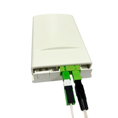 Αγορά Τείχος τοποθέτηση 2port Fiber Temrination Box για την εφαρμογή καλώδιο πτώση εσωτερικού χώρου ηλεκτρονική κατασκευή