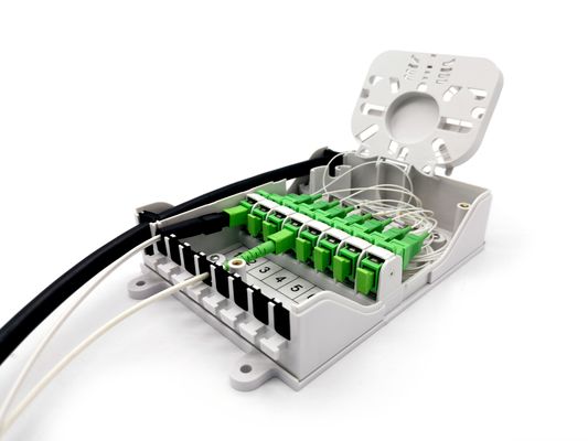 Αγορά 8 θύρες SC Fiber Optic Box διανομής Πηγαίνει μέσω σχεδιασμού σε FTTH GPON CATV ηλεκτρονική κατασκευή