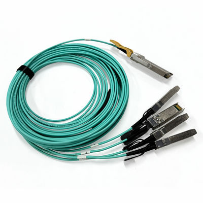 Αγορά 200G QSFP56 έως 4 x 50G SFP56 ενεργό οπτικό καλώδιο, καλώδιο διακοπής AOC 10M για κέντρο δεδομένων ηλεκτρονική κατασκευή