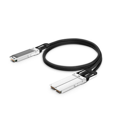 Αγορά 1M συμβατό 800G OSFP Finished Top έως 2 x 400G OSFP Flat Top Ethernet Παθητική άμεση σύνδεση καλώδιο διάσπασης χαλκού ηλεκτρονική κατασκευή