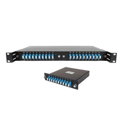 Αγορά 19 Ίντσα Rack Σταθερές Οπτικές Ίνες WDM DWDM Μονάδες Κασέτες X3 Pluggable Για Μετάδοση FTTH ηλεκτρονική κατασκευή