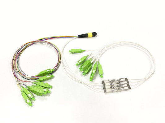 Αγορά 16Cores MPO Elite PLC Splitter 8Cores MPO&8 Sca Coupler Splitter Υβριδικός διαχωριστής για το κέντρο δεδομένων ηλεκτρονική κατασκευή