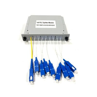 Αγορά New Fiber Optic PLC Splitter Plug-in type 1x8 LGX box card insert with SC/UPC Connector module in Telecommunication systems ηλεκτρονική κατασκευή