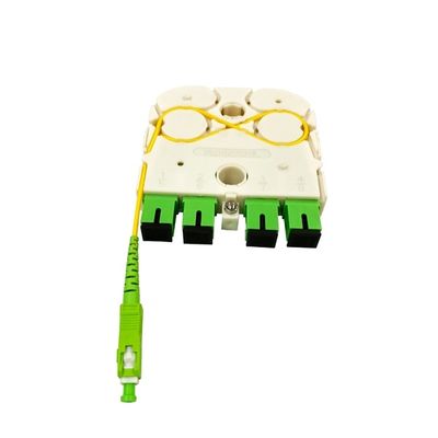 Αγορά New FTTH Fiber Optic 1x4 SC APC Mini Cassette Direct Input Exclusive Design LGX PLC Splitter for Russia ηλεκτρονική κατασκευή