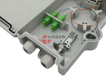 Αγορά FTTH 4 υπαίθριο κιβώτιο λήξης ινών πυρήνων, προσαρμοστής Sc κιβωτίων σύνδεσης οπτικών ινών ηλεκτρονική κατασκευή