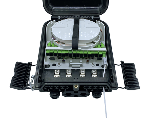Αγορά Υπαίθριο NAP FTTH Caja de Distribucion de 16, con κιβώτιο θραυστών οπτικών ινών PLC 1X16 ηλεκτρονική κατασκευή