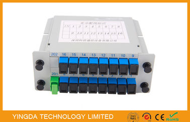 Αγορά 1260 - 1650 NM Lgx θραυστών 1 X 16 PLC οπτικών ινών καναλιών 16 αυλάκωση 1 * πολυ 2 ηλεκτρονική κατασκευή