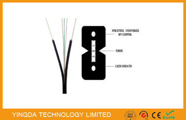 Αγορά Εσωτερικό τόξο - τύπος 4 οπτικός FTTH πυρήνων αριθμός καλωδίων πτώσης ινών - 8 GJXFH 2km/τύμπανο ηλεκτρονική κατασκευή