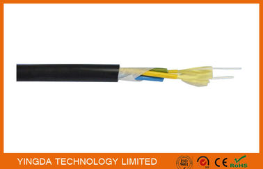 Αγορά Υπαίθριο καλώδιο πτώσης σκοινιού FTTH μπαλωμάτων σταθμών βάσης CATV 7.0mm αποθηκευμένο καλώδιο θηκών PE σφιχτά ηλεκτρονική κατασκευή