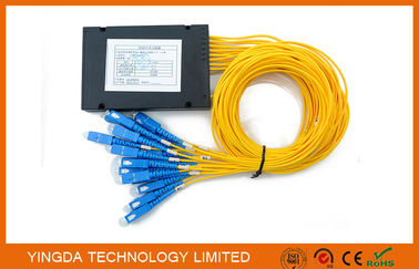 Αγορά Μικρό Sc SM 2.0mm θραυστών PLC οπτικών ινών FTTH παθητικό 1X16 υψηλή σταθερότητα ηλεκτρονική κατασκευή