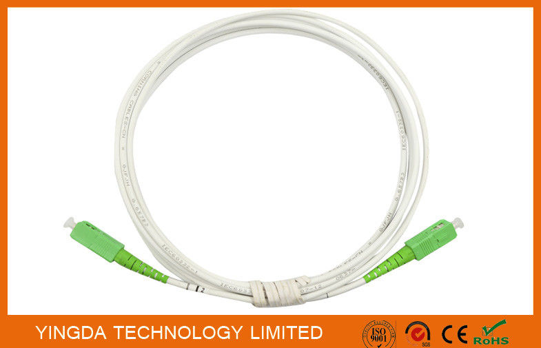 Sc/APC - εσωτερικό σκοινί GJXFH G657A2 LSZH μπαλωμάτων οπτικών ινών Sc/APC