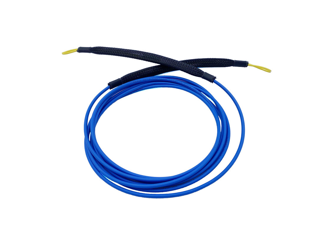 Θωρακισμένο σκοινί LC/APC/-LC/APC μπαλωμάτων οπτικών ινών με το τράβηγμα του σχοινιού μπλε LSZH G657A1 ματιών