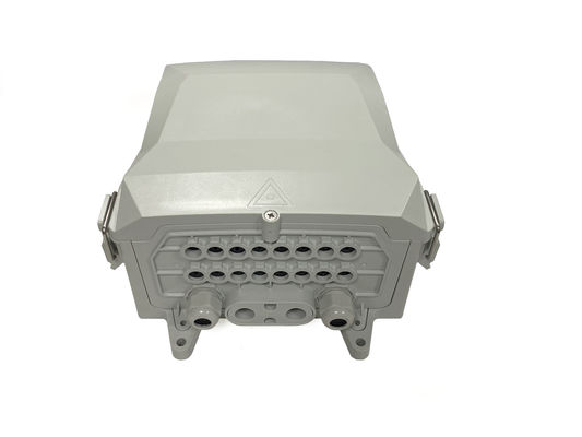IP65 Grey / White Fiber Splitter Distribution Box 8 - 24 Ports Fiber Splitter Box