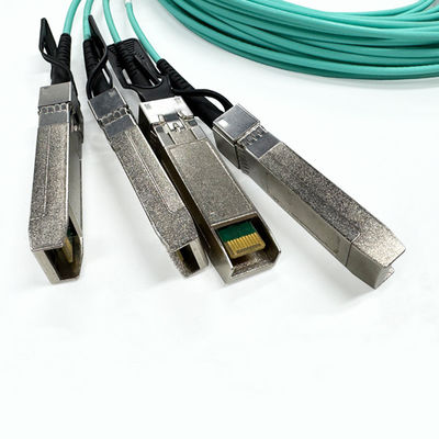 Υψηλής ποιότητας 100G QSFP28 OM3 ενεργό οπτικό καλώδιο AOC Οπτικό δέκτη καλωδίου που χρησιμοποιείται για δίκτυο