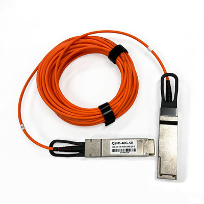 40Gbps QSFP+ AOC ενεργό οπτικό καλώδιο Multimode OM2 1m 3m 5m 7m SFP καλώδιο για μικρές αποστάσεις