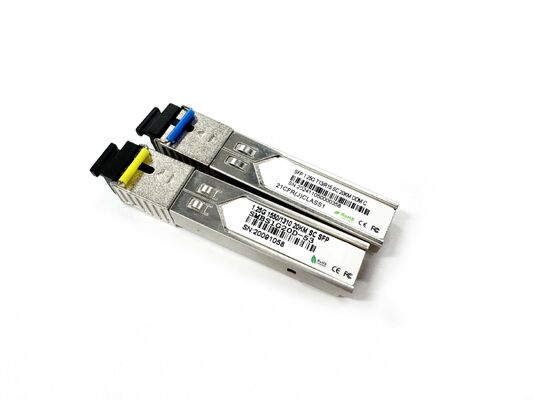 Φύλακες οπτικής ενότητας τιμή SFP-1.25G-LX 1.25G 20KM SC διπλή SFP 1310nm 1550nm 20KM SFP+ για τηλεπικοινωνιακό κέντρο δεδομένων FTTX