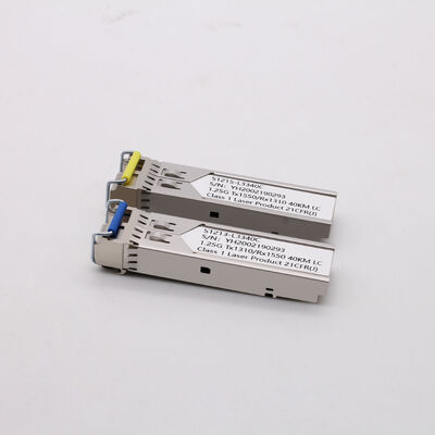 Μονάδα Sfp 1.25G 40km T1550 R1310 Sfp πομποδέκτης Epon Sfp Οπτική μονάδα Single Mode Fiber Sc Δίκτυο Fttx Solution